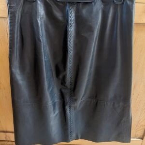 Leather skirt